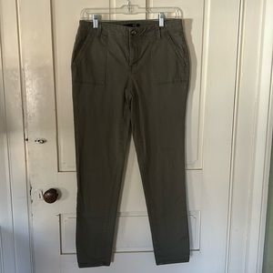 1822 Denim Army Green Jeans Size 6/Straight Leg/Stretch